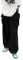 Hewlshawn Damen Goth Cargohose Baggy Hose mit weitem Bein Vintage Casual Harajuku Hose