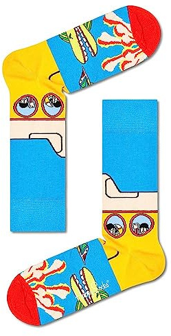 Happy Socks The Beatles U-Boot-Socken, Größe 2, Gelb, multi, Small/Medium