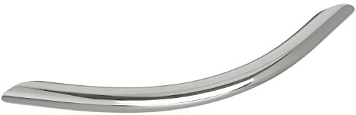 OBF-Online-Discount 72 1400 05 verchromt poliert Grimme Basic Schubladengriff Meduna Möbelgriff (gebogen) ø 10 mm, Breite 375 mm Griff Stahl, Lochabstand 320 mm