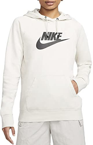 Nike Felpa da Donna con Cappuccio Essential Bianco Taglia L Codice DX2319-104