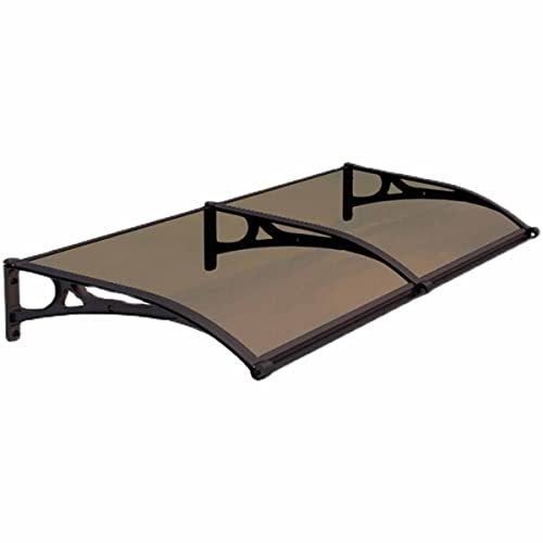 Curved Canopy for Front Door 80cm Aluminiumlegierung-Bracket für Garage Fenster Haus Balkon