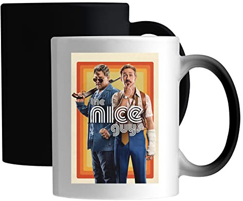 Nice Guys Ryan Gosling and Russell Crow Keramische magische Tasse Weiß