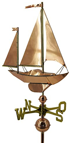 Grande girouette 9907 - Voilier avec trois voiles
