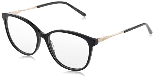 Escada Eyeglass Frame VESE09 Shiny Black 53/15/135 Damen Brille, schwarz (Shiny Black), 53/15/135