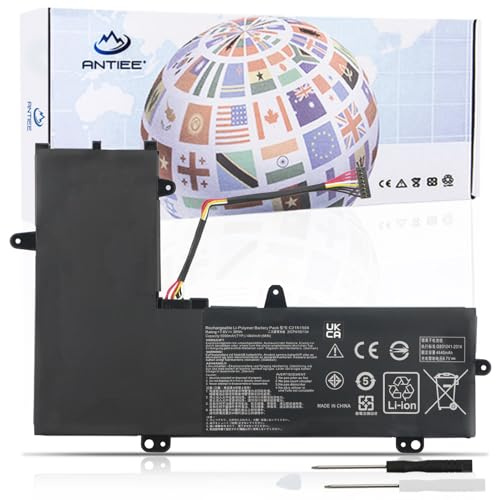 ANTIEE B21N1504 Batería para ASUS Transformer Book Flip TP200S TP200SA | E205SA TP200SA3050 EeeBook TP200SA-FV0076TS TP200SA-FV0108TS TP200SA-FV0110TS TP200S A-FV0130T TP200SA-FV0132T 7.6V 38Wh