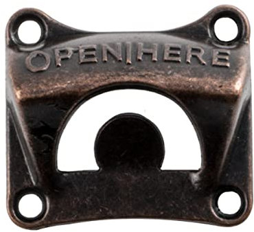 Cabilock Abridor De Botellas De Cerveza y Vino Montado En La Pared Diseño Vintage 10 Pcs Zinc Aleación Decoración Del Hogar Accesorio De Bebida