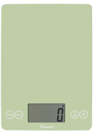 Escali Arti Balance à café numérique classique pour expresso et plan de travail, capacité de 6,8 kg, vert