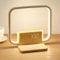 blonbar Bedside Lamp with 2 Alarms, Wake up Light,Sunrise Alarm Clock,10 Soothing Natural Sounds,10 Minute Snooze,10W QI Wireless Charging,3 Level Brightness,Suitable for Bedroom, Living Room
