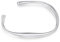 LILIE&WHITE Armreif Damen-Armband Silber, Minimalistisches Offenes Design, Hochglanzpoliert, Eleganter Schmuck für Alltag und Besondere Anlässe