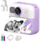 Fiorky Kids Mini Instant Print Camera 2.4 Inch Screen Child Digital Camera with 3 Rolls Print Paper Child Drawing Camera 48MP 1080P Video for Girls Boys Aged 3-12 Gift for Christmas/Birthday