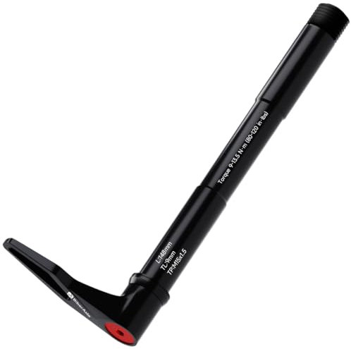Axes enfichables à serrage rapide pour fourches de vélo RockShox 15 mm VTT et vélo de route Axe adaptateur de moyeu en aluminium avec poignée rotative réglable Pas de filetage : 1,5 mm, spécifications