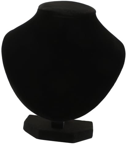 SAFIGLE Halsketten-display-organizer Schmuckbüsten-displayständer Schmuckständer Für Halsketten -displayständer Organizer Zur Aufbewahrung Von Schmuck Schwarz a