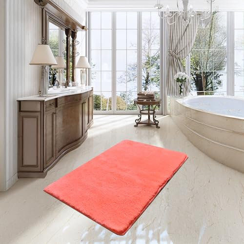 Bosdela Set di tappeti da bagno, 70 x 120 cm, lilla (tappeti da bagno Pomegranate, 70 x 120)