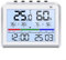 Elektronisches Thermometer und Hygrometer, hochpräzises Digitalanzeige-Thermometer-Hygrometer, Temperatur-Feuchtigkeitsmonitor