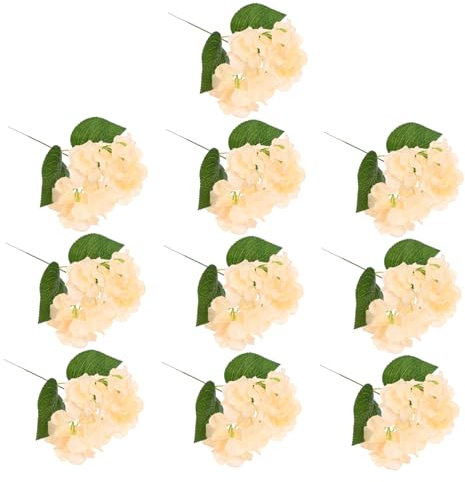 Garneck 10 Stücke Künstliche Hortensien Bouquet Realistische Simulation Für Home Office