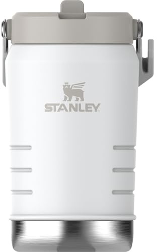 Stanley IceFlow 2.0 Flip Straw Jug with Handle 40 oz | Twist On Lid and Flip Up Straw | Leakproof for Travel and Sports | Insulated Stainless Steel | BPA-Free | Frost