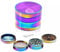 Novaease Rainbow Grinder 4 Part 40mm Herb Grinder, Grinder Zinc Alloy Metal Grinders
