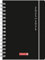 BRUNNEN Schülerkalender 2025/2026 „Plain Black“ | A5, Kunststoff
