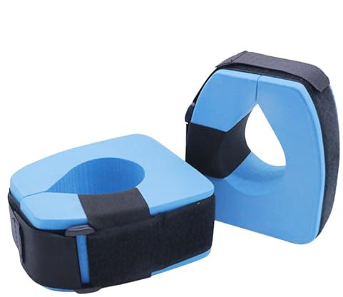 Schwimmmanschetten, Arm zum Schwimmen, Wasser-Schwimm-Armband mit Knöchelauftriebsgürtel, 13,5 x 15,5 x 7 cm, Wasserarmband mit abnehmbaren Streifenaufklebern, unabhängiges Sicherheitssystem