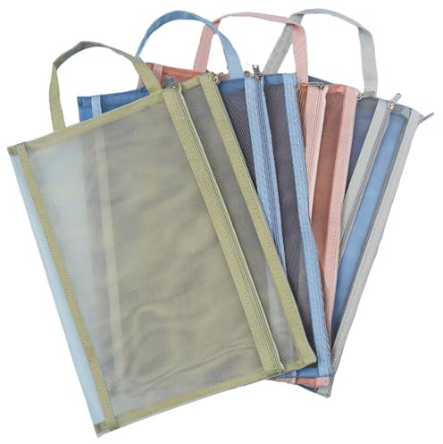 4PCS Board Game Storage,toy Storage Bags,mesh Zipper Pouch Bags,Strong and Durable, It Helps to Organize all Items,Suitable for Organizing Office Supplies, Study Materials, Toys.