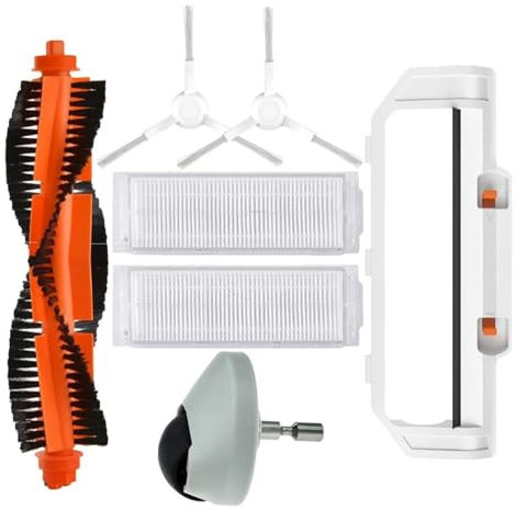 Nilnyvda Compatibile con Xiaomi Robot Vacuum S10 / S12 / T12 Accessori Aspirapolvere Ricambi Spazzola Principale Filtro Hepa Panno for Mop(QKL)