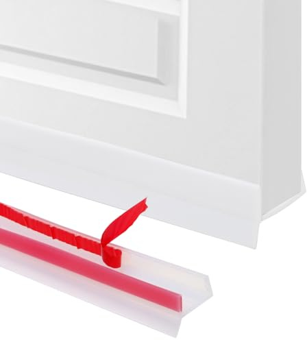 Gohytal Zócalo de cocina, perfil de sellado para zócalo de cocina, autoadhesivo para zócalos de cocina de 15 mm/16 mm/17 mm, zócalo de cocina (transparente)