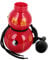SOPOTUTU Botella de Agua de Calabaza Portátil Grande Diseño Chino Retro Plástico para Gimnasio y Único 1.5