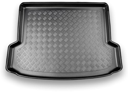 NOMAD Boot Liner Mat for Jaecoo 7 2024+ | [Adjustable boot floor in raised position], Tailored PE Car Boot Protector Tray, Waterproof Raised Edge Trunk Mat