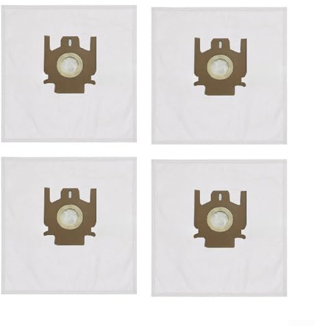 Paquete de 4/10 bolsas de repuesto para aspiradora Hoover Telios Plus TTE 1406, 2005, 2300 Sport, Ariane, Amigo, Sensory Series (paquete de 4)