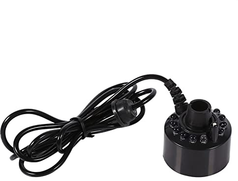 Xiuganpo Teichvernebler für den Innenbereich, LED-Nebelmacher, Farbwechsel mit 12 LED-Brunnen Foggers Wasserspiel für Steingarten-Teich-, Topflandschaft