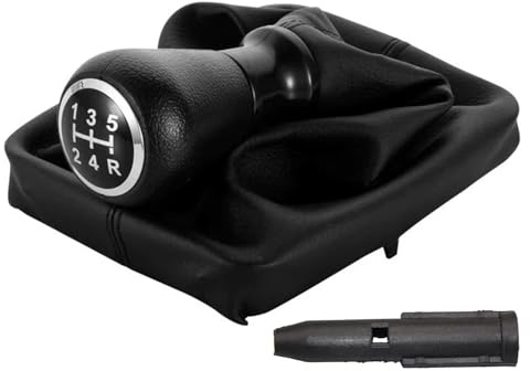 Easy Link Pomo para Palanca de Cambios Manual de 5 Velocidades con Funda Compatible con Peugeot 206 406