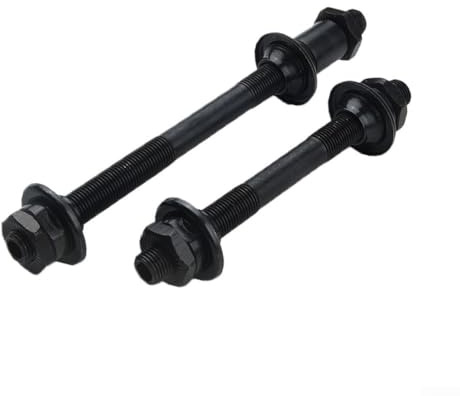 Besttoolifes Schnellspanner-Spieß-Set mit Vorder- und Hinterachse für Mountainbikes für Straße und Fahrräder, langlebige Metallkonstruktion, passend für 6-, 7- oder 8-Gang-Fahrräder, inkl. 145 cm