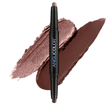 ALIIP Lidschatten Stift, Drehbarer LidschattenStift mit Matt und Metallic Finish, Wasserfest Eyeshadow Sticks Lidschatten für Glitter Eye Makeup, 03