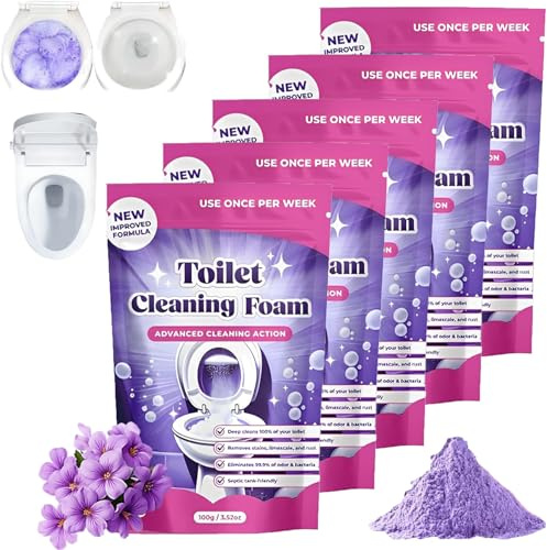 Fizzclean Wc-Reiniger, Fizz Clean Toilettenschaum, Instant Action Fizz Clean Schaum FüR Strahlend Saubere Toilette Ohne MüHe (3 Artikel)