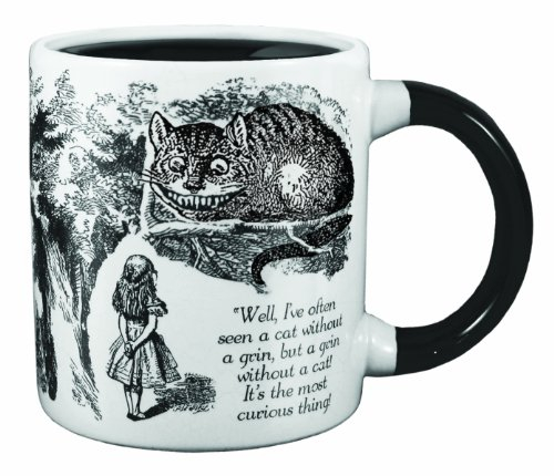 Unemployed Philosophers Guild Tasse – Alice im Wunderland – Wärme Reaktivdruck Le Chat verschwindet.