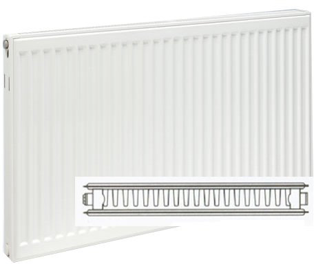 Prorad 421506 Radiator Type 21 Double Panel Single Convector, White, 500 x 600 mm