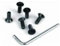 Simoni Racing Set Tornillos de Montaje del Volante Deportivo M5x10mm - Set de 6 piezas