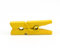 LWR CRAFTS Wooden Mini Clothes Pegs 15 Colors 100 Per Pack 1 2.5cm (Yellow)