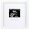 Pearhead Coming Soon Sonogram Frame, Gender Reveal Ultrasound Picture Frame, Nursery Wall Décor, White