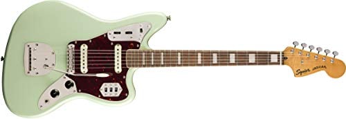 Squier by Fender Classic Vibe 60er Jazzmaster E-Gitarre Surf Green Normale Größe Jaguar