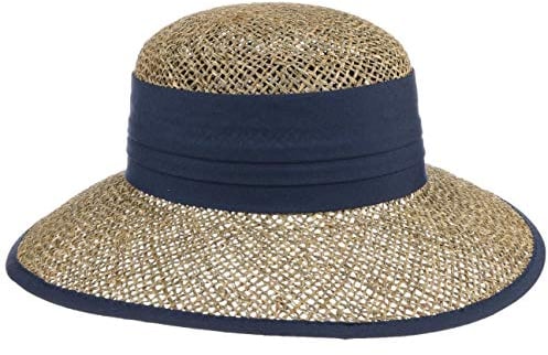 Seeberger Talea Beach Seegras Strohhut Sommerhut (One Size - blau)