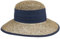 Seeberger Chapeau en Paille Talea Beach Chapeau d'été Chapeaux de Soleil (Taille Unique - Bleu)