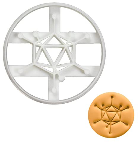 BAKERLOGY Adenovirus Cookie Cutter - Detailed Biscuit Cutter Design for Baking and Crafts, Ideal on Fondant, Dough, Clay