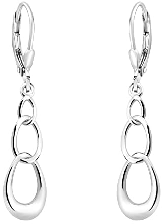 SOFIA MILANI - Damen Ohrringe 925 Silber - Ohrhänger Oval - 20582
