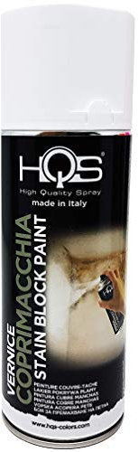 4R Quattroerre.it HQS Bombe de peinture en aérosol Coprimachie Blanc mat 400 ml