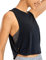 CRZ YOGA Damen Sport Tank Top Ärmelloses Leichte Fitness Crop Top Sommer Yoga Shirt Lässig Oberteile Sporttop Schwarz 38