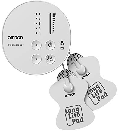 OMRON PocketTens – leistungsstarkes, tragbares TENS-Gerät, das in die Handfläche passt