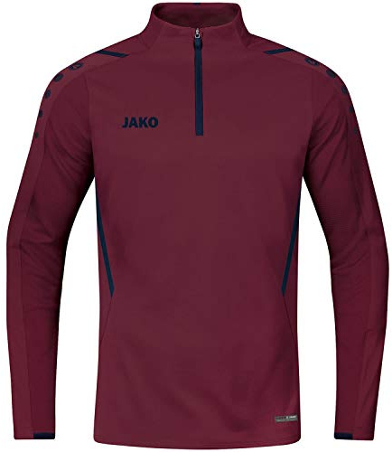 JAKO Herren Ziptop Challenge, Maroon/Marine, S
