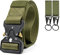 Taktischer Gürtel, 1.5In ArmyGreen Herren-Schwergürtel, Nylon-Militärgürtel mit Hochleistungs-Metallschnalle mit Schnellverschluss, für Outdoor-Aktivitäten, militärische Enthusiasten Riggers Belts