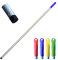 Colour Coded Mop and Broom Handle Replacement – 120cm Long Aluminium Mop and Broom Handle Screw End, Interchangeable That Fits Most Mop (Blue)